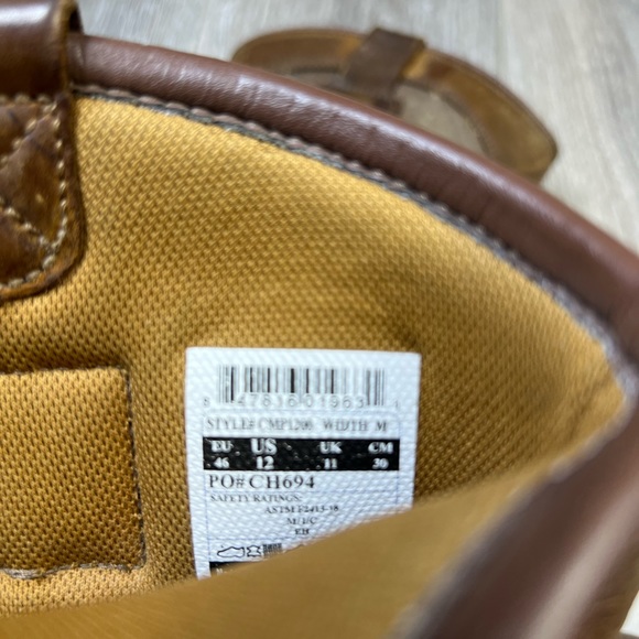 Carhartt Bison 11'' Waterproof Steel Toe Work Boots CMP 1200 Men’s US 12 - Picture 7 of 9